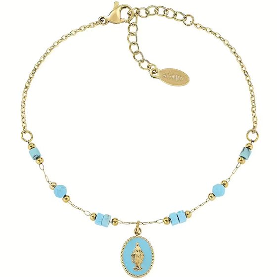 Armband Amen Dame Acciaio donna in Stahl Agata ACBR818394G - ACBR818394G